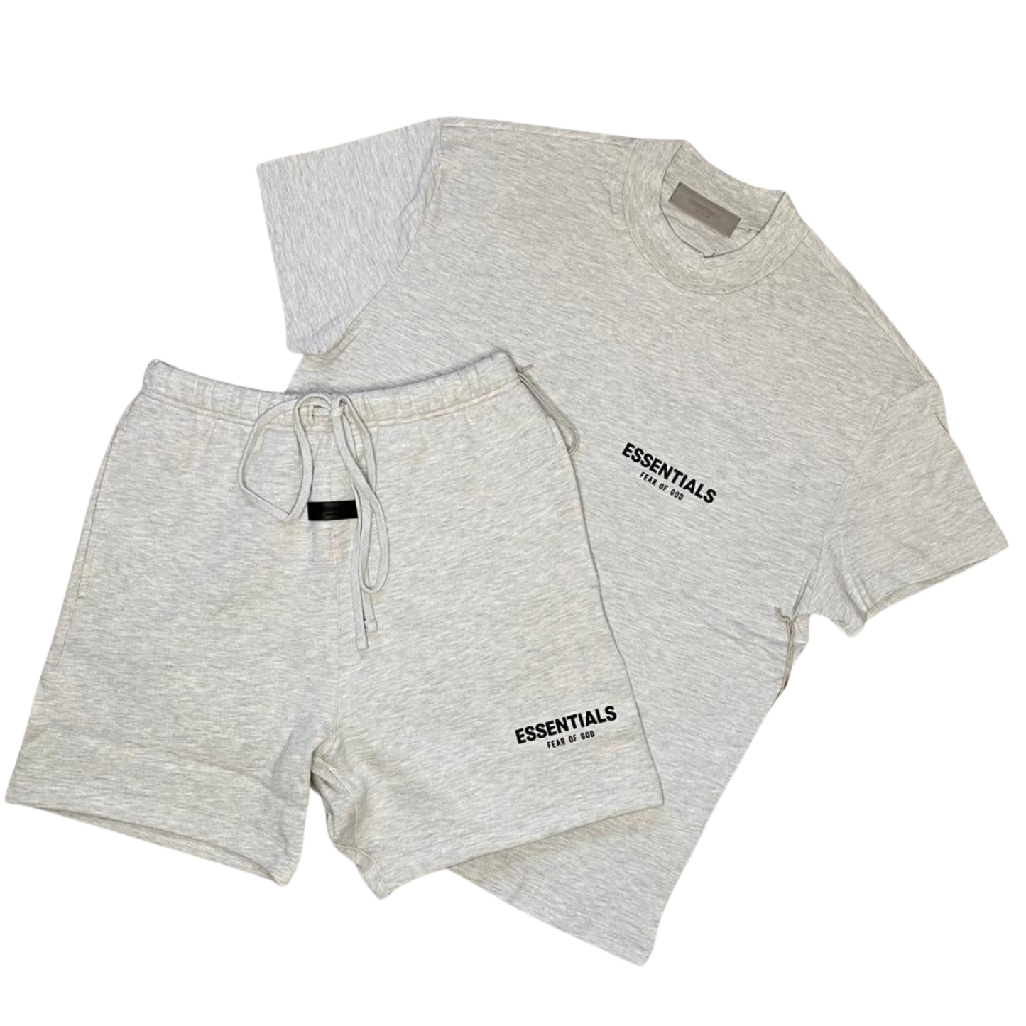 CONJUNTO PLAYERA-SHORT S22 GRIS CLARO