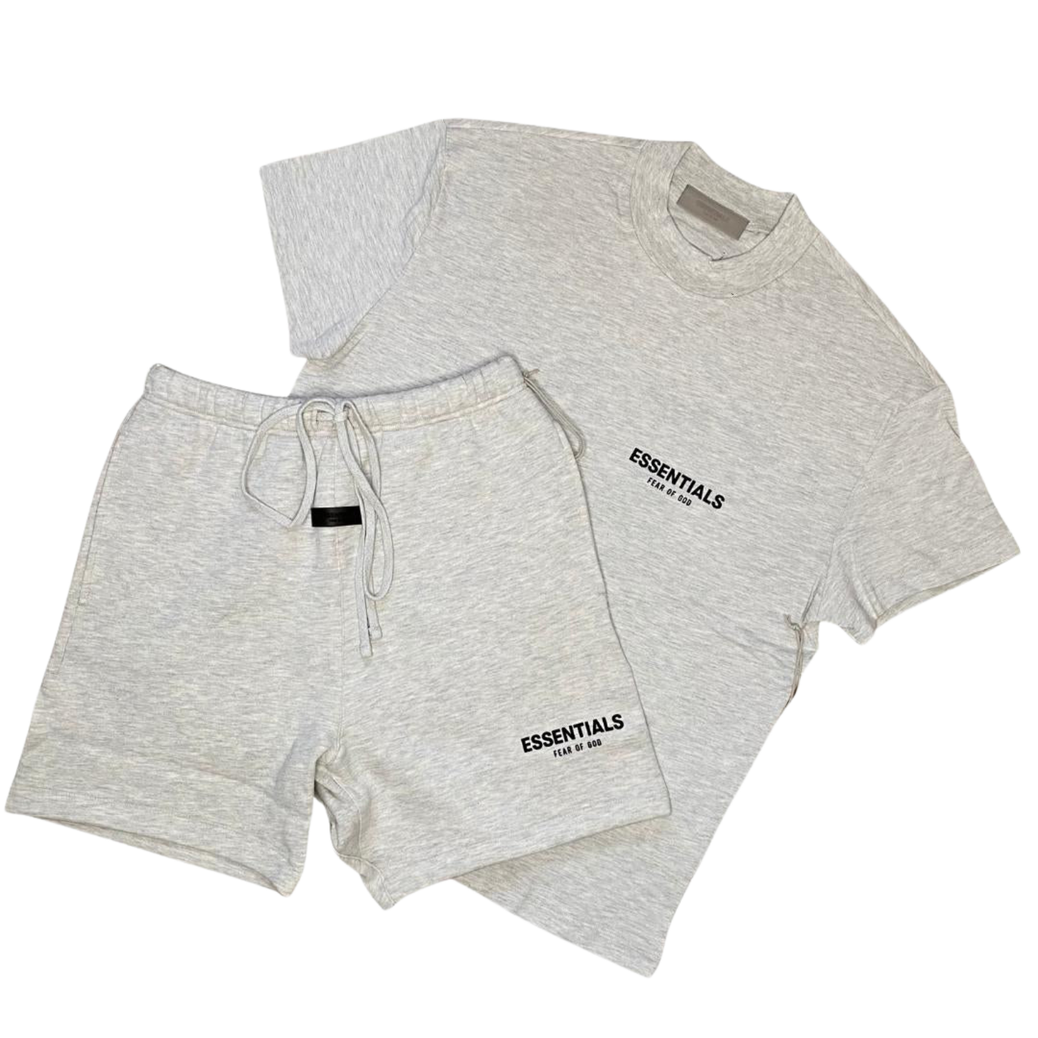 CONJUNTO PLAYERA-SHORT S22 GRIS CLARO