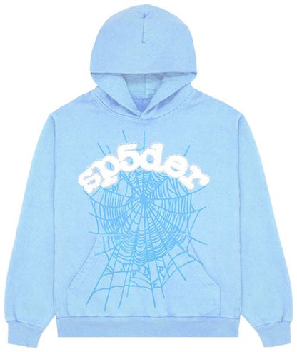 SP5DER HOODIE SKY BLUE