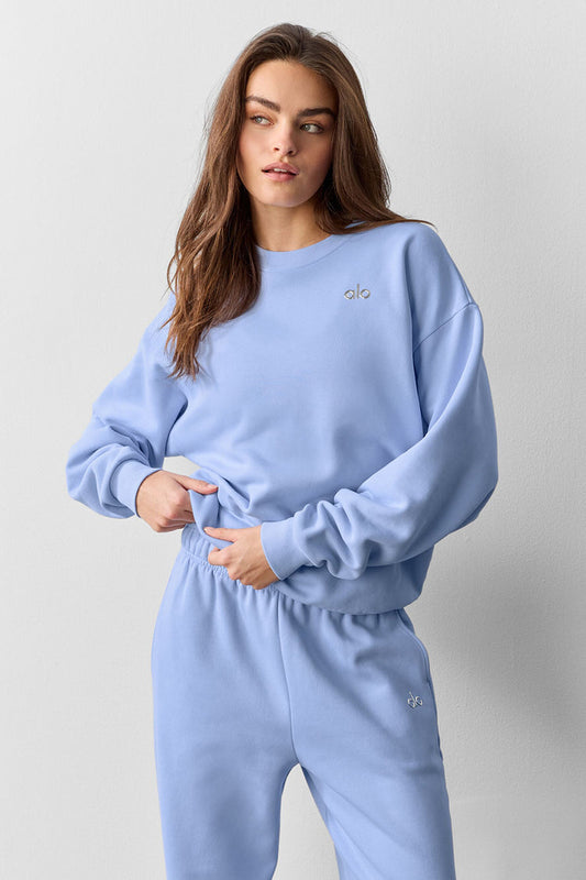 ALO CRE NECK PULLOVER