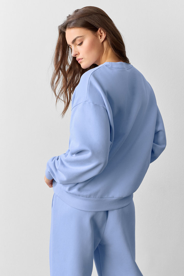 ALO CRE NECK PULLOVER