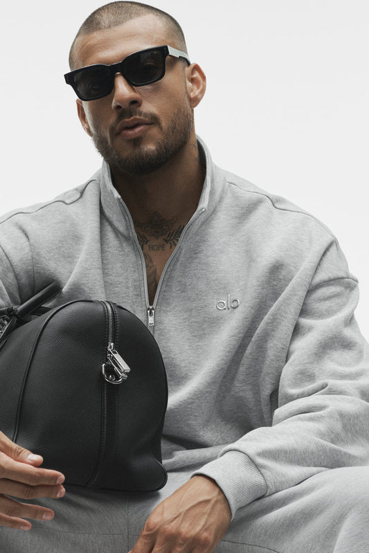 HOODIE ZIPPER ALO GRIS