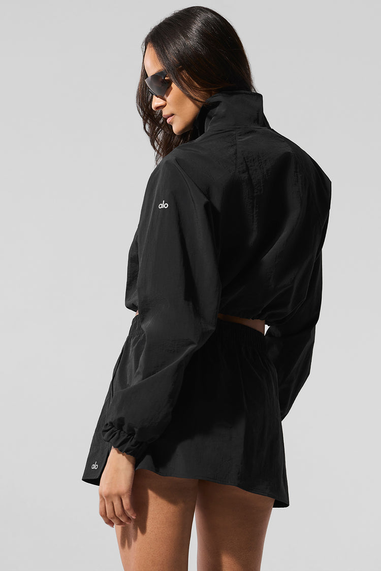 CROPPED 1/4 ZIP ALO PULLOVER